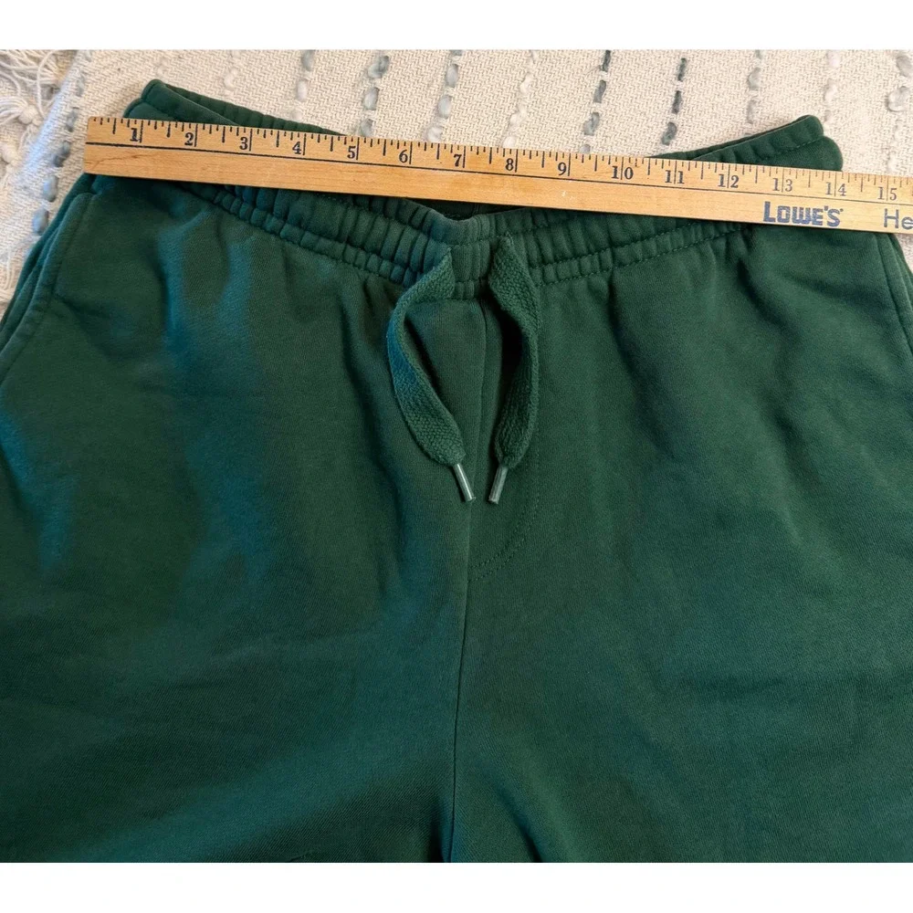 Lacoste Mens Regular Fit Sweat Shorts Green Fleece Drawstring Logo GH9627 US M